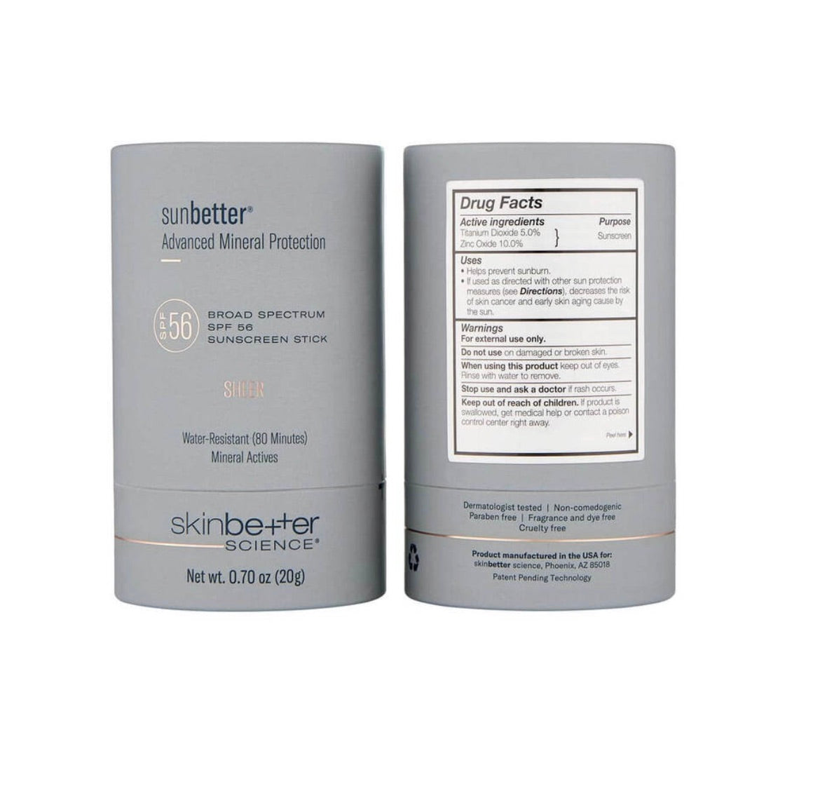 Skin Better sunbetter SHEER SPF 56 Sunscreen Stick 20 g