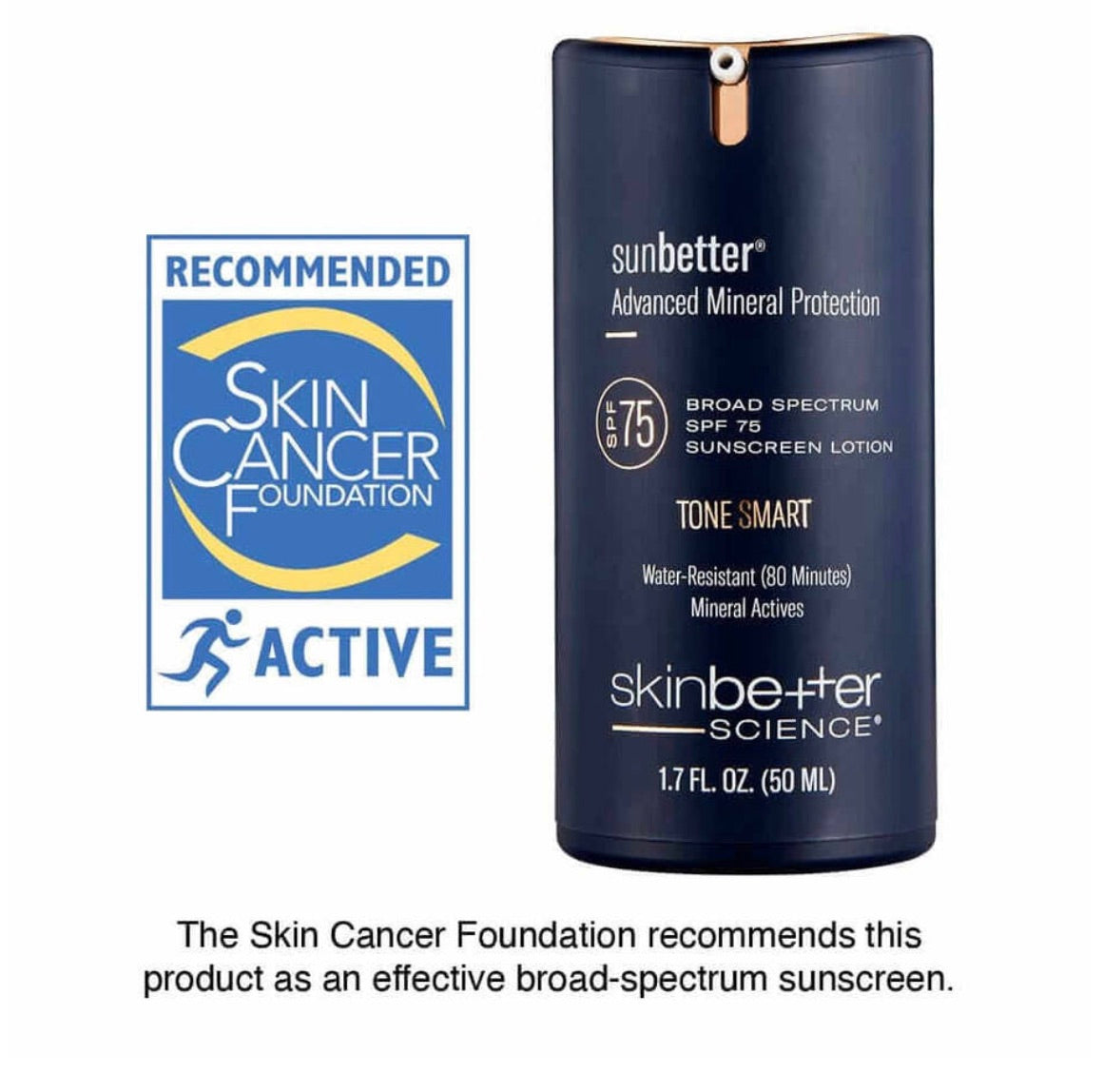 Skin Better sunbetter TONE SMART SPF 75 Sunscreen Lotion