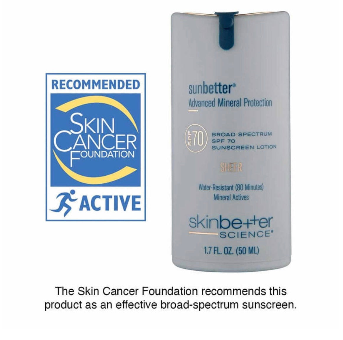 Skin Better sunbetter SHEER SPF 70 Sunscreen Lotion 50 ml