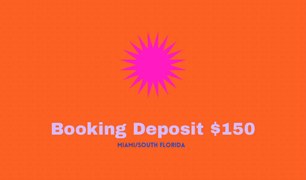 Booking deposit